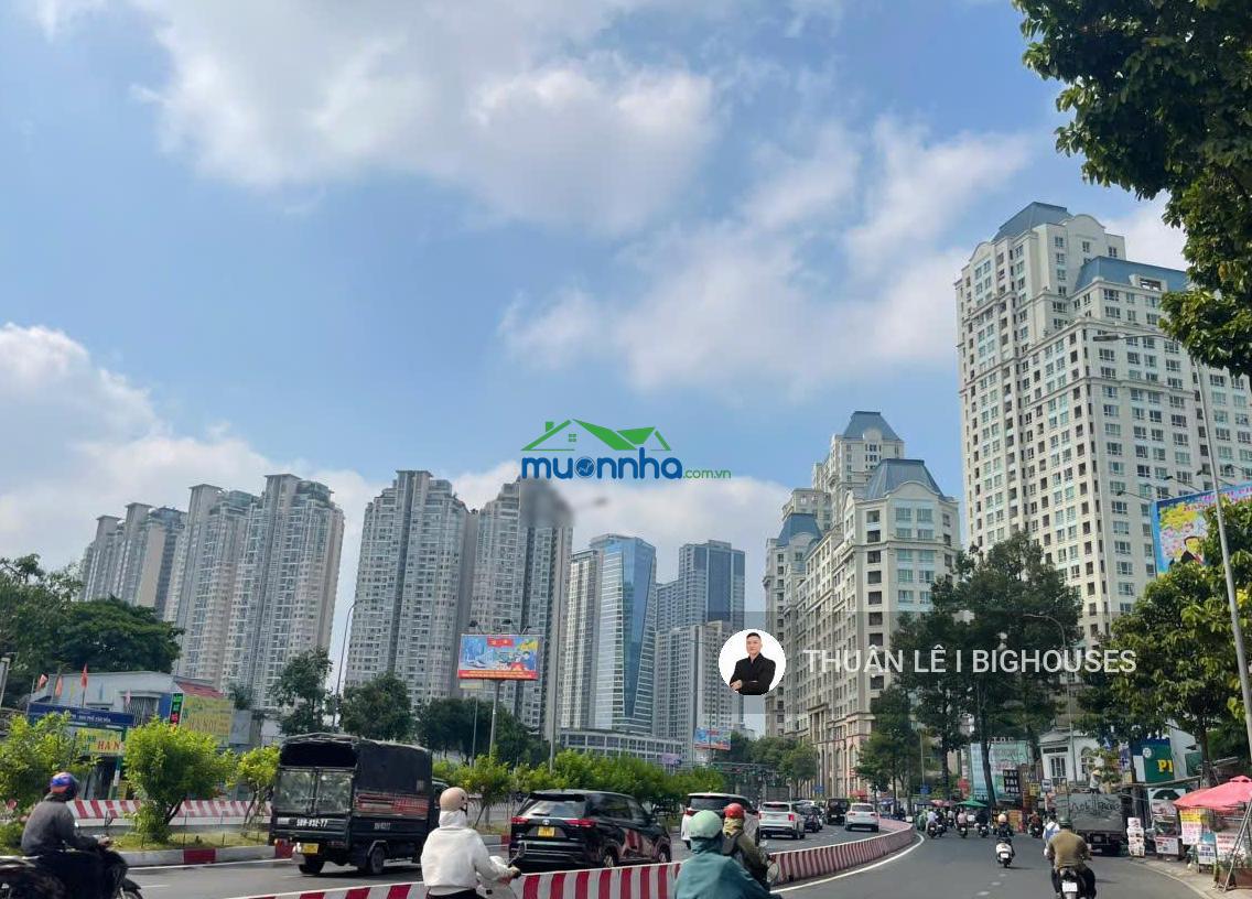 Cấp 4 (8mx22m) tiện xây chdv, ks, villa. sát manor building. hxh 6m khu nguyễn hữu cảnh,th.tế:176m2