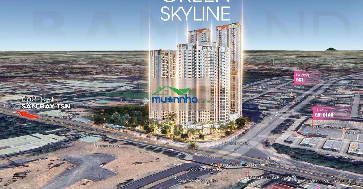 Green skyline dĩ an chỉ 10% ký hđmb, chiết khấu đến 12%, lãi suất cố định 5,5% trong 36 tháng - 2