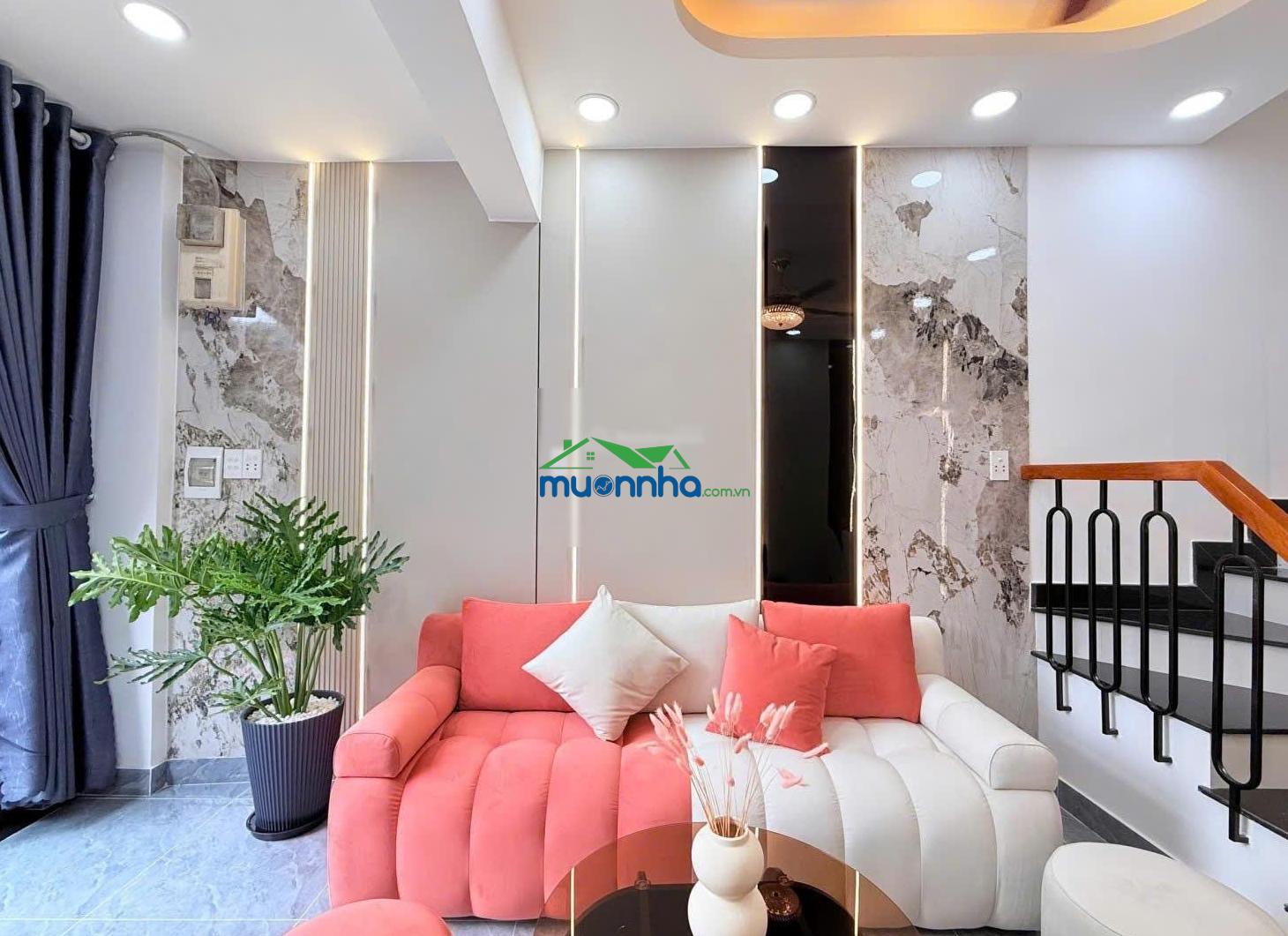Nhà mới đẹp bình thạnh - sát mt phan văn trị - hẻm trước nhà 6m - 3pn 2wc - chỉ 6.39 tỷ - 3