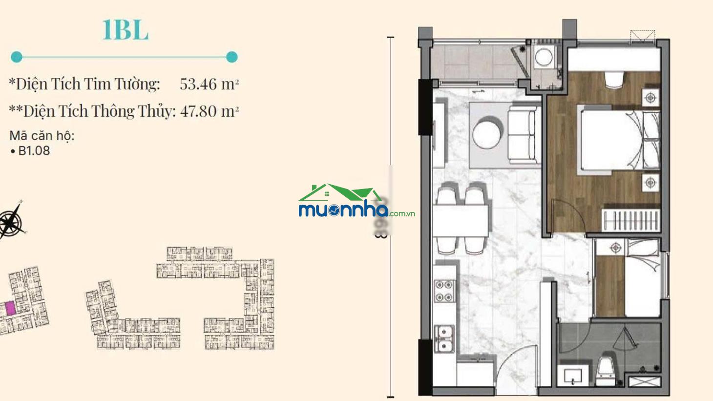 Căn hộ cao cấp quận 2 cũ gladia heights 2pn 2wc, dt 72m². giá chỉ từ 6,5 tỷ - 2