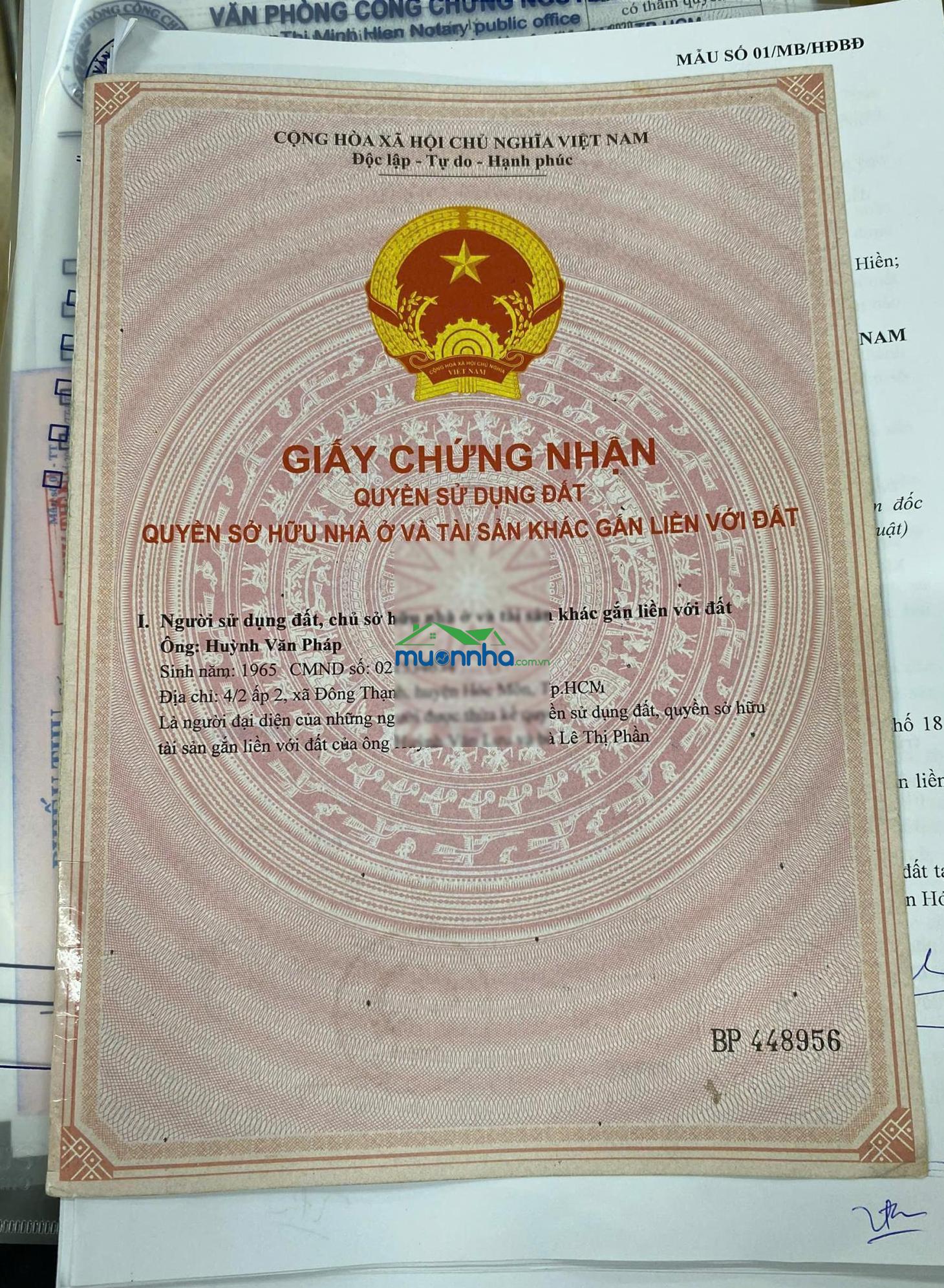 Bán tòa nhà mặt tiền 12m đặng thúc vịnh, hóc môn - 423m2 - đón sóng vingroup - 4