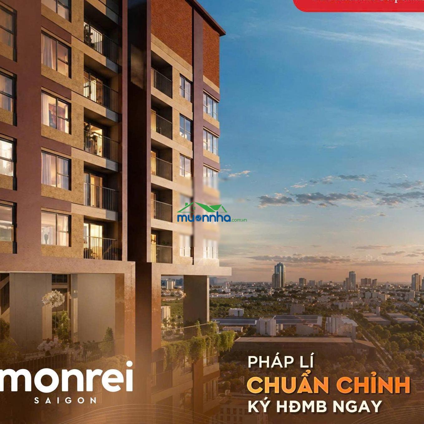 Siêu phẩm căn hộ monrei 2pn - 2wc - giá chỉ 2.52 tỷ - thanh toán chỉ 15% đến khi nhận nhà - 2