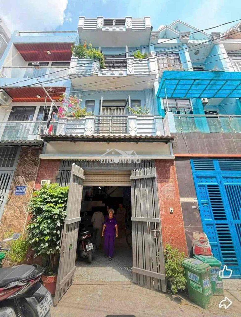 Nhà 3 tầng, hẻm xe hơi, 2/ lâm thị hố, gần hiệp thành city, cvpm qt
