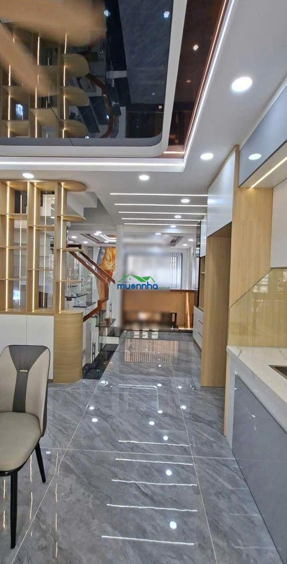 Siêu phẩm 5 tầng full nội thất hẻm 8m thông lê văn quới gần 4 xã - 4