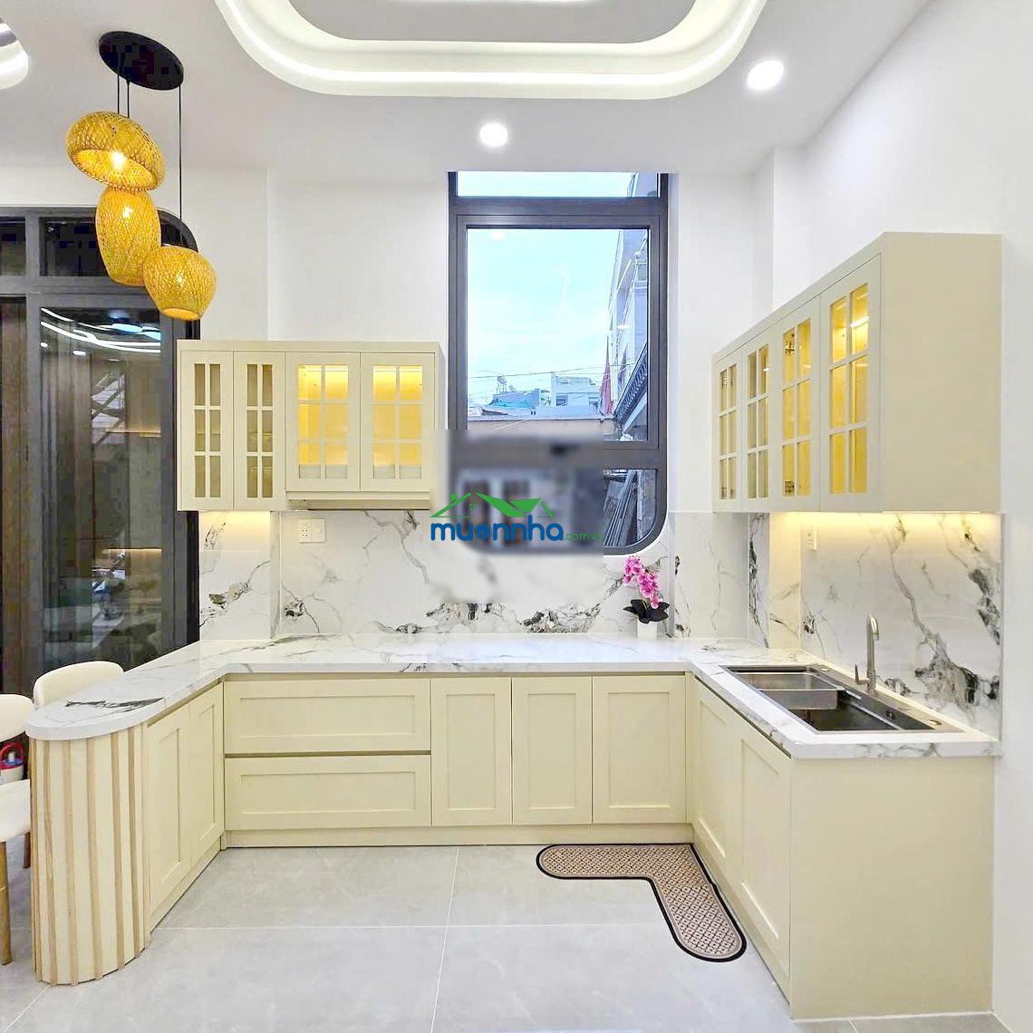 Quận 8: nhà đẹp 4 tầng ngang 6.5m hiếm hxh âu dương lân sát mt phạm thế hiển - 2