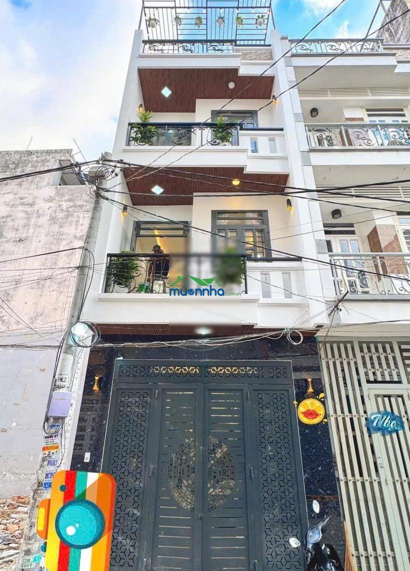 Hẻm xe hơi 7m - hương lộ 2 - 4 tầng 4pn - không lộ giới - tặng full nội thất - nhỉnh nhẹ 6 tỷ. - 4