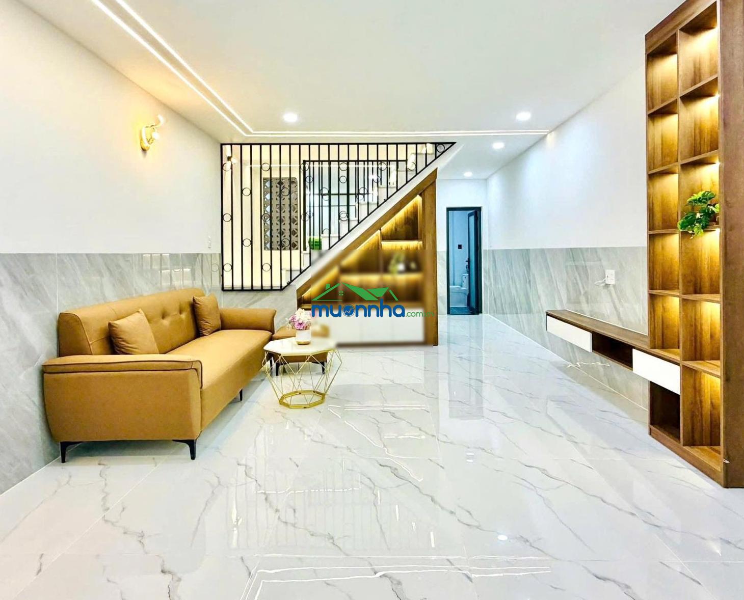 44m² hẻm 499 quang trung đối diện ubnd gv nhà mới 2 tầng - hẻm 3,5m thông giá 4 tỷ 9 tặng nội thất - 4
