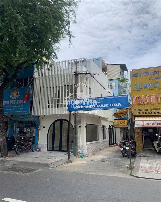 Nhà góc 2 mặt tiền 110e lê văn duyệt, q.bình thạnh - trệt lầu, dt 4x13
