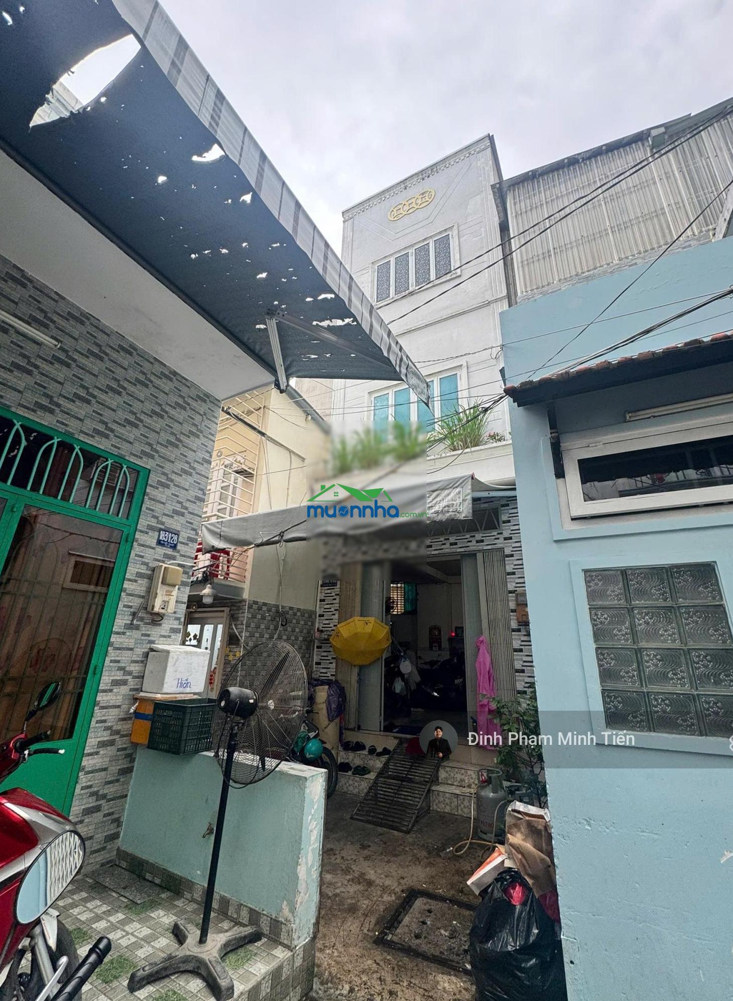 Bán nhà 183f/ tôn thất thuyết p4 q4. 44m² 3 tầng hđt 12tr 5,4 tỷ