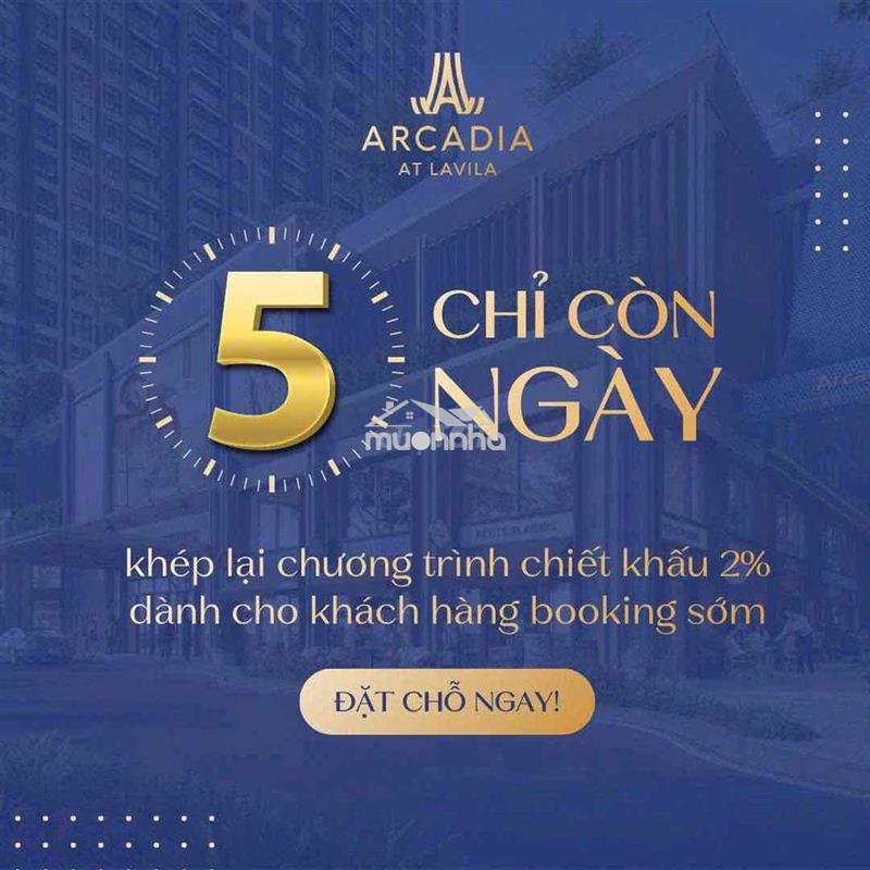 Arcadia at lavila nhad bè chỉ 4 tỷ/ căn nội thất cao cấp