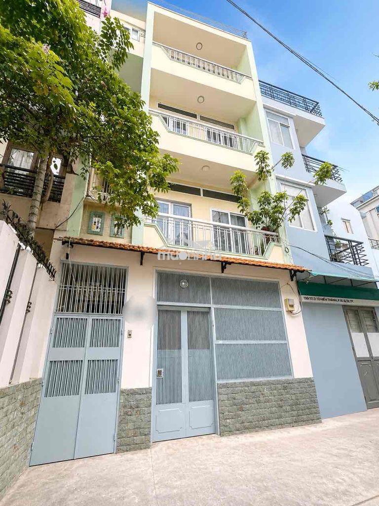 Bán nhà ngay cư xá bắc hải - hẻm xe hơi- 61m2 - ngang 5,6 - 4 tầng - 3