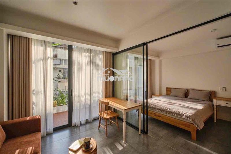 Studio  - full nội thấy - ban công - sala - mai chí thọ