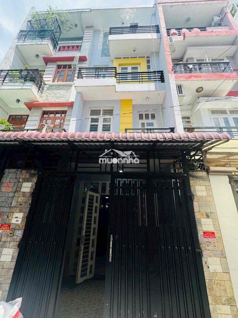 Nhà hẻm xe hơi lê văn thọ (4x17m) - nhà sơn sửa bàn giao mới 4pn 5wc