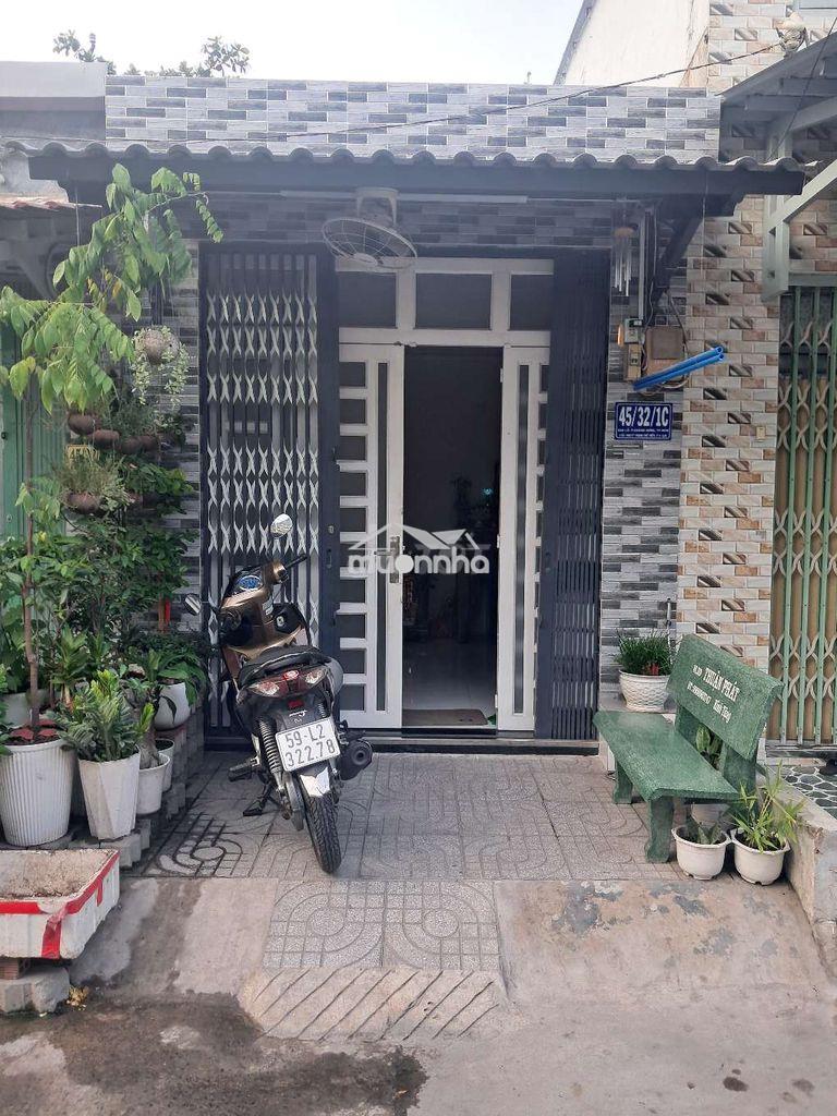 Bán nhà hẻm 45 cao lỗ - dt 3m×17m - trệt