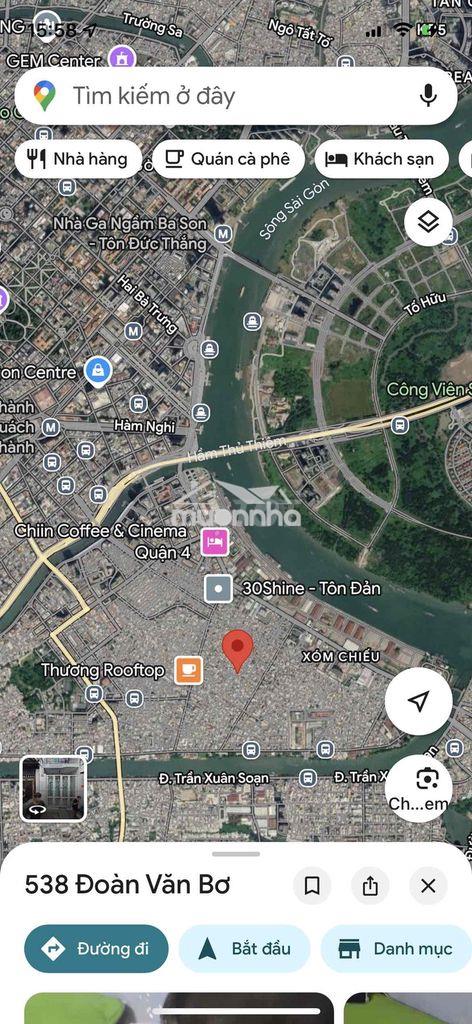 1/ ĐOÀN VĂN BƠ, P14,Q4 CÁCH QUẬN 1 CHỈ 2KM. 3.5X16M TRỆT LẦU. 6.2 TỶ