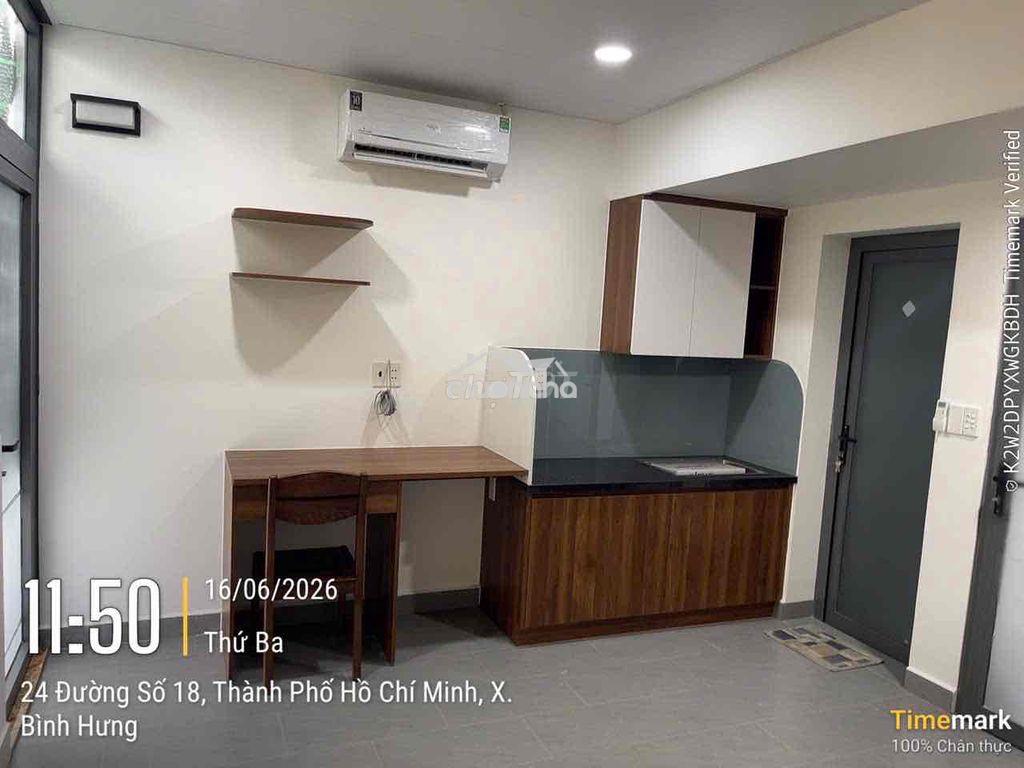 Cho thuê căn hộ dv full nội thất gần trường đại học văn hiến - 3