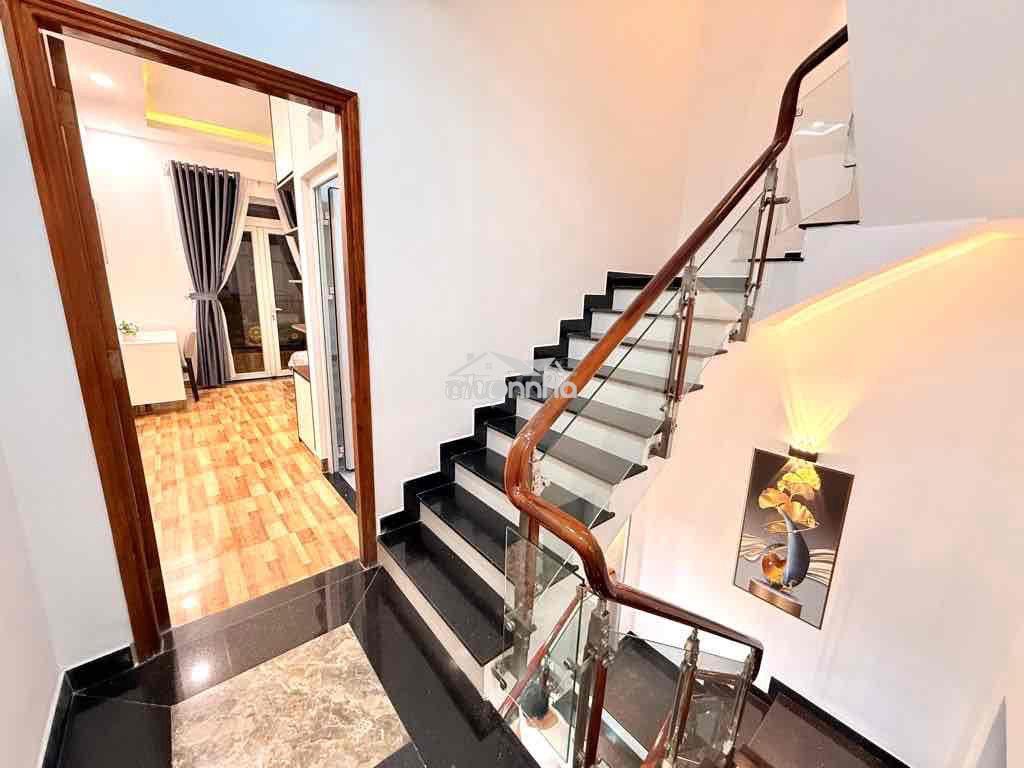 Nhà 4 tầng xây mới - 52m2 - tặng full nội thất - thới an- giá 6,45 tỷ - 4