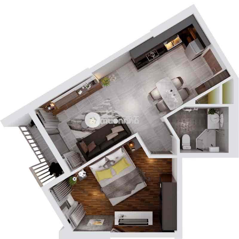 CẦN BÁN CĂN HỘ 1PN1WC