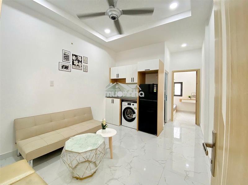 Cho thuê phòng mới xây 1pn + 1pk có cửa sổ trời - ngay aeon bình tân
