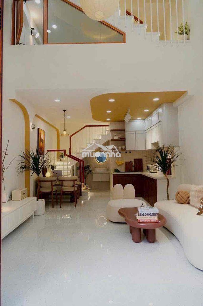 Nhà mới hiện đại 4x8m 1 trệt lửng 2 lầu st 4pn hxh đường 26/3 - Ảnh 2