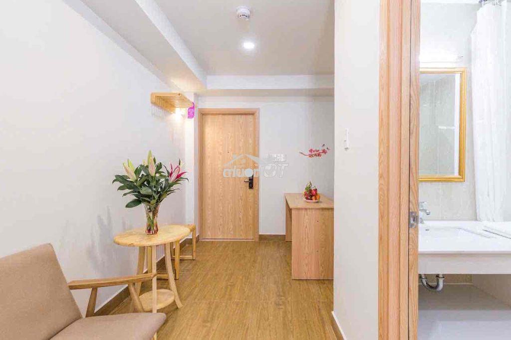 Cho thuê căn hộ studio tách bếp cửa sổ trời full nt gần cầu ba son q1 - 3