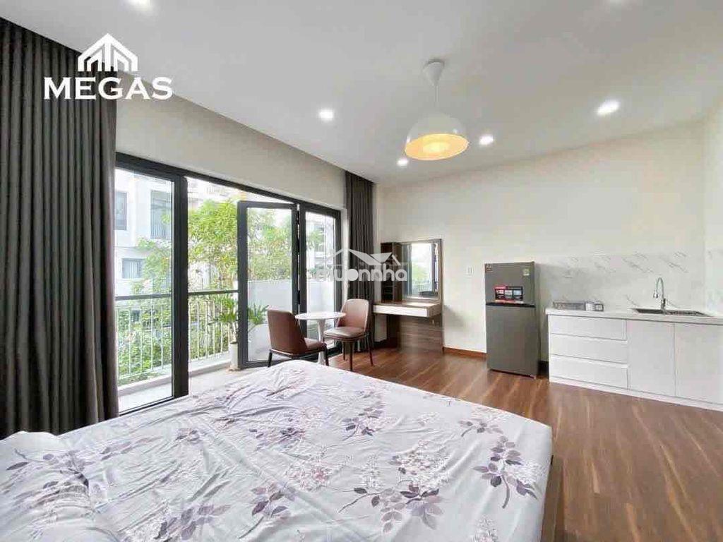 Căn hộ studio ban công full nội thất ngay emart phan huy ích - 4
