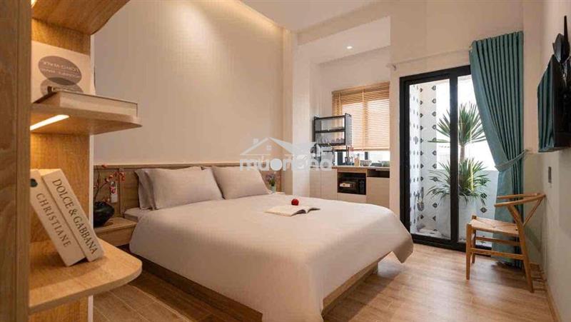 Căn hộ dịch vụ mới 100%,full nội thất,trung tâm quận 1,ngã 6 phù đổng