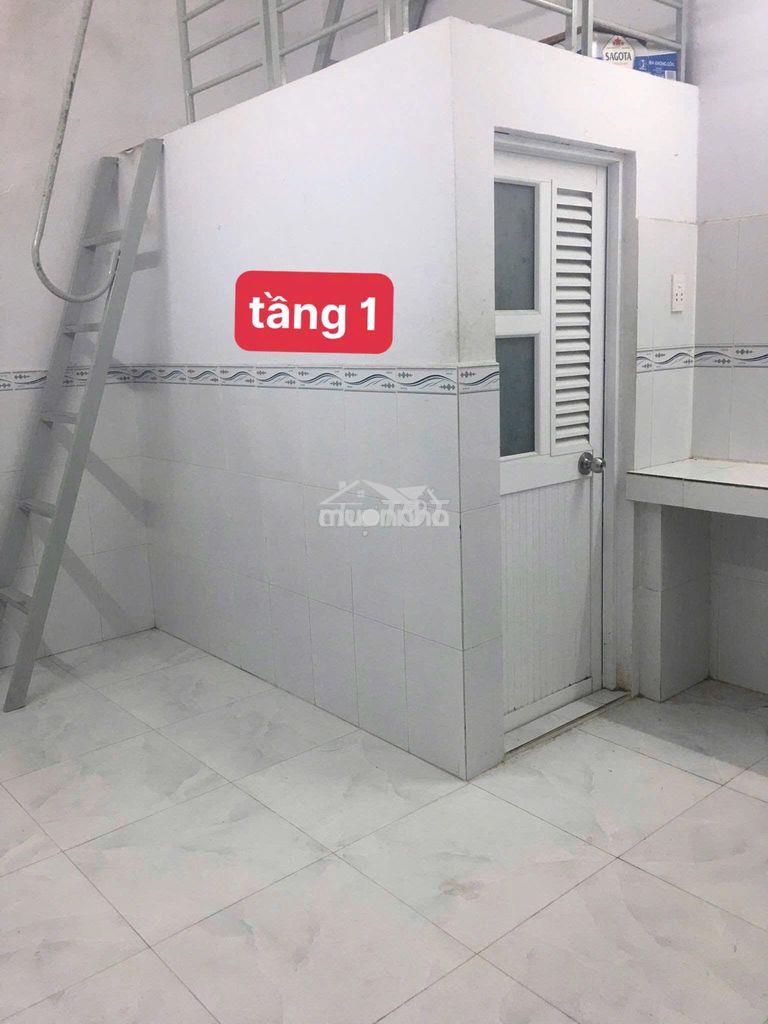 Cho thuê nhà trọ gôm 2 tầng lầu sạch sẽ an ninh thoáng mát