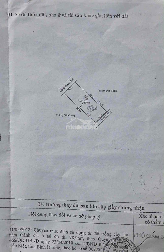 Giảm giá bán nhà 1 xẹt lê hồng phong phú lợi tdm bd