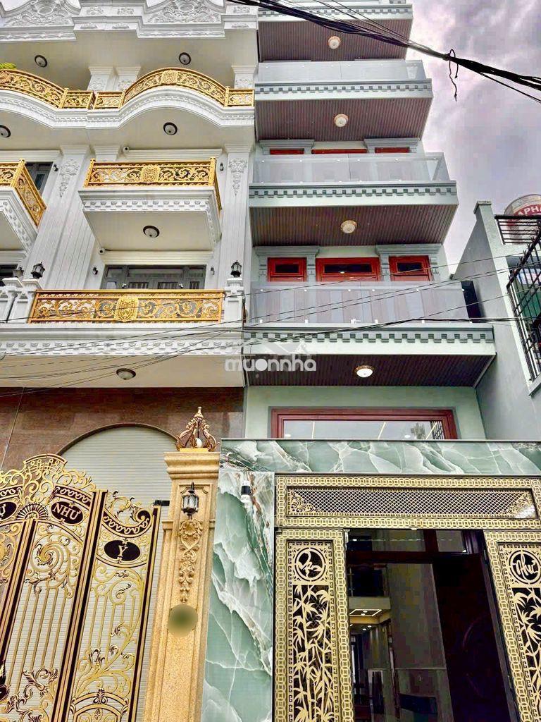 Cho thuê nhà mới xây mới 100% full nội thất cao cấp- hẻm tân hoà đông