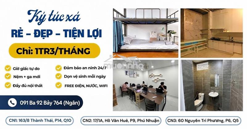 KTX SIÊU XỊN QUẬN 5, QUẬN 10 - TRỌN GÓI CHỈ 1,3 TRIỆU