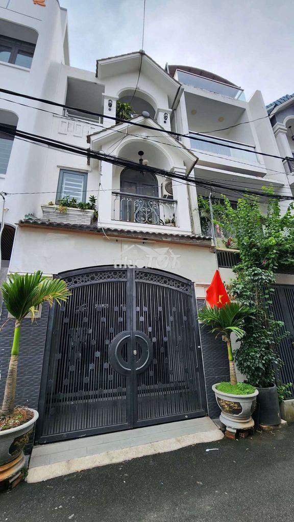 Nhà trệt 2 lầu hẻm thông 6m gần chung cư 4s