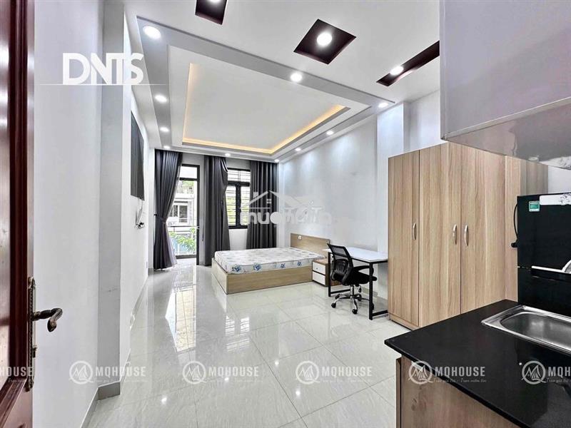 Cho thuê studio ban công lớn_trần quang khải_cầu bông_quận 1