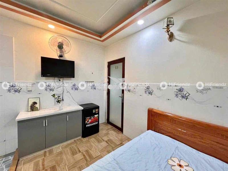 Phòng trọ studio sẵn nội thất giá rẻ gần chợ gò xoài giờ giấc tự do