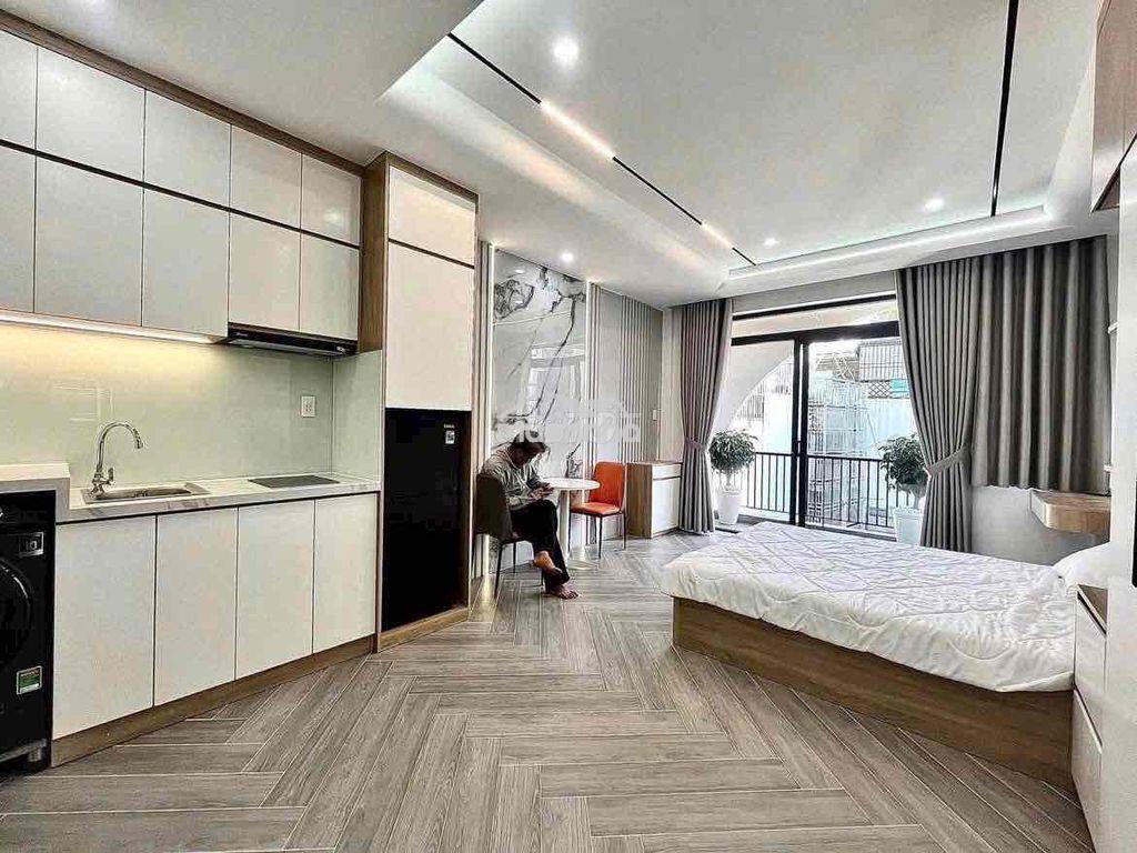 Thuê ngay studio ban công 36m2 tại hoàng hoa thám gần chợ bà chiểu - 2