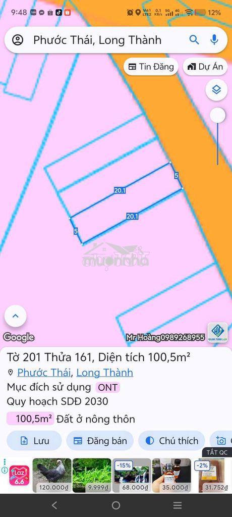 . Phước thái long thành bán nhanh giá 990 triệu 

- 5 x 20 = - 3