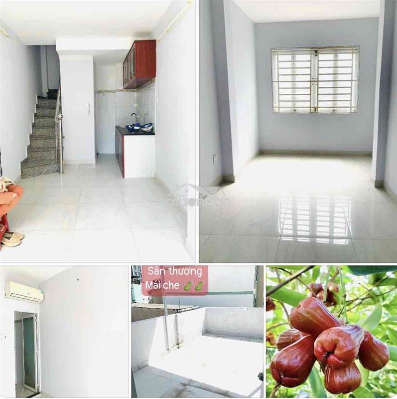 Nha mới,3 lầu2m.lạnh sân