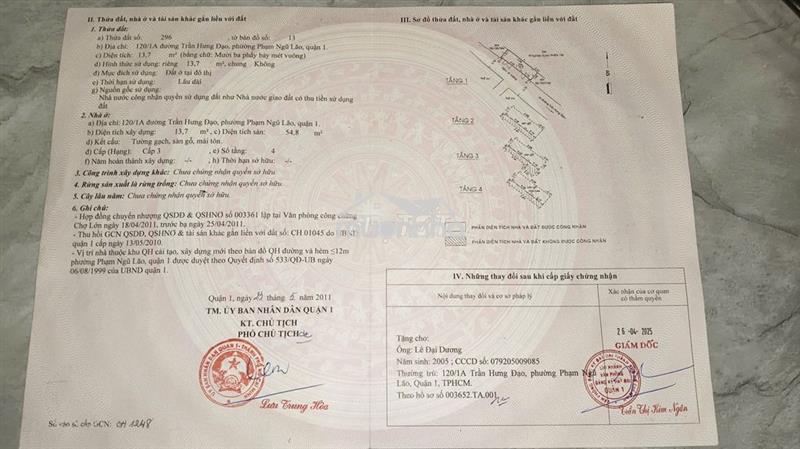 Nhà hẻm 5 tỷ có thương lượng thông trần hưng đạo, bùi viện, cống quỳnh