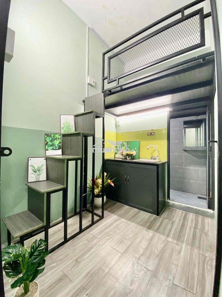 Phòng trọ giá rẻ _ gác cao 2m_ siêu thoáng mát ngay emart phan huy ich - 2