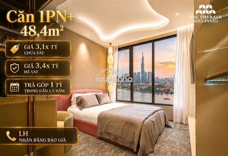Căn hộ 1pn+ the emerald boulevard đa năng - trả chỉ 1 tỷ/gần 1,5 năm