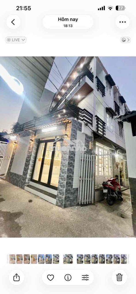 ✅Nhà mặt tiền kinh doanh ,có sổ riêng dsh, gần trường lâm văn bền - 2