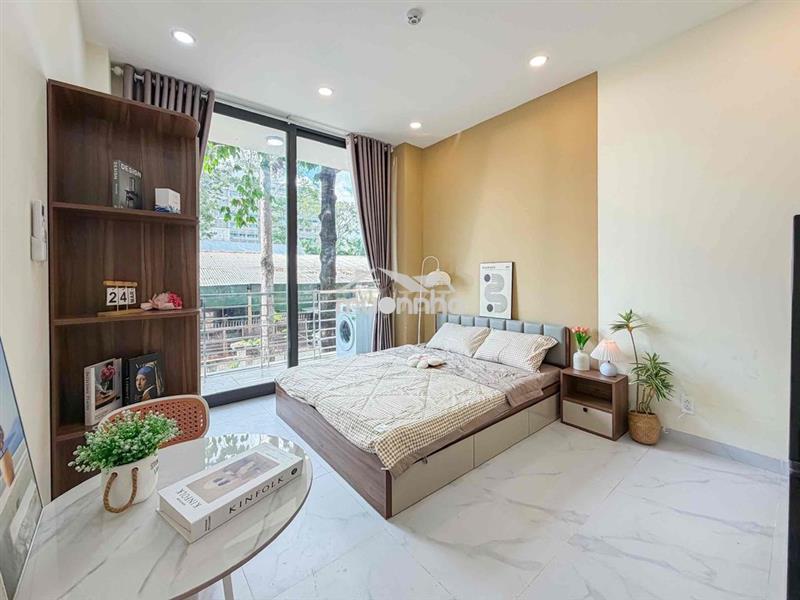 Studio ban công mặt tiền phạm hữu chí mới xây