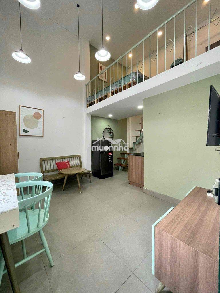 Cho thuê căn hộ duplex gác cao  - điện biên phủ quận 10 - đầy đủ nt