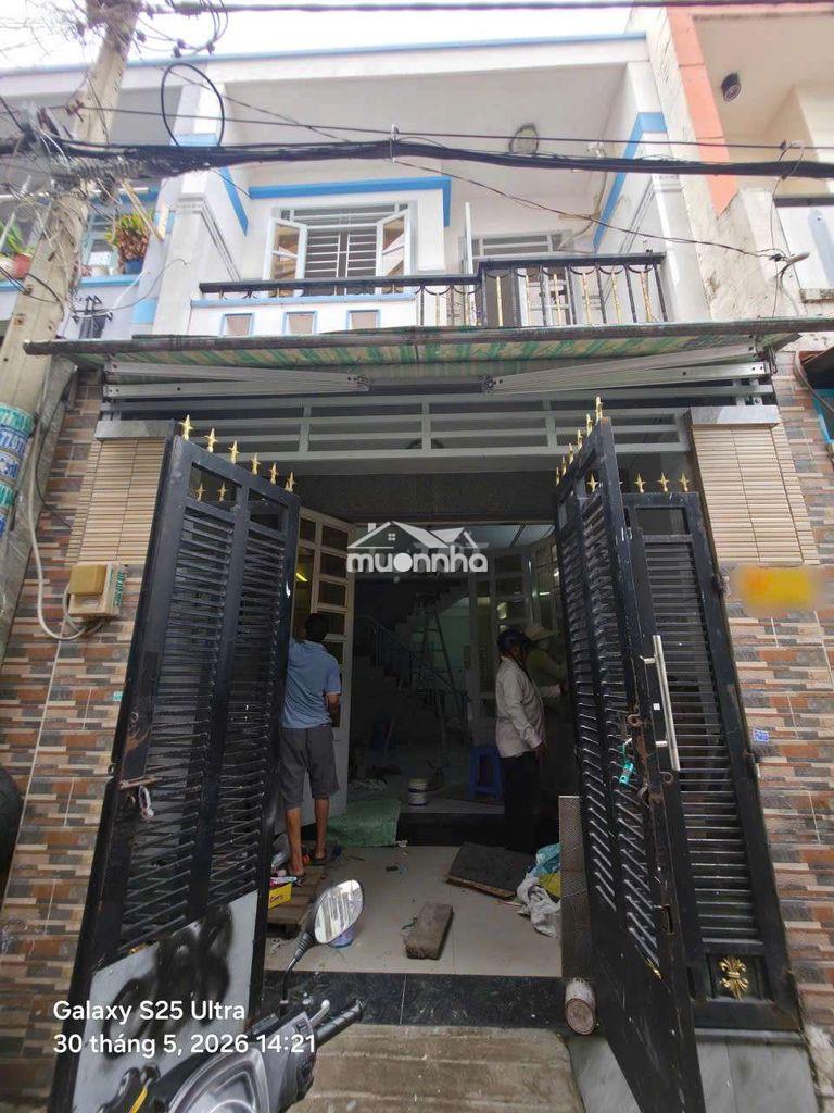 Nhà miếu gò xoài [4,5x13 - 1 lầu, 2pn, 2toilet] 10tr/tháng