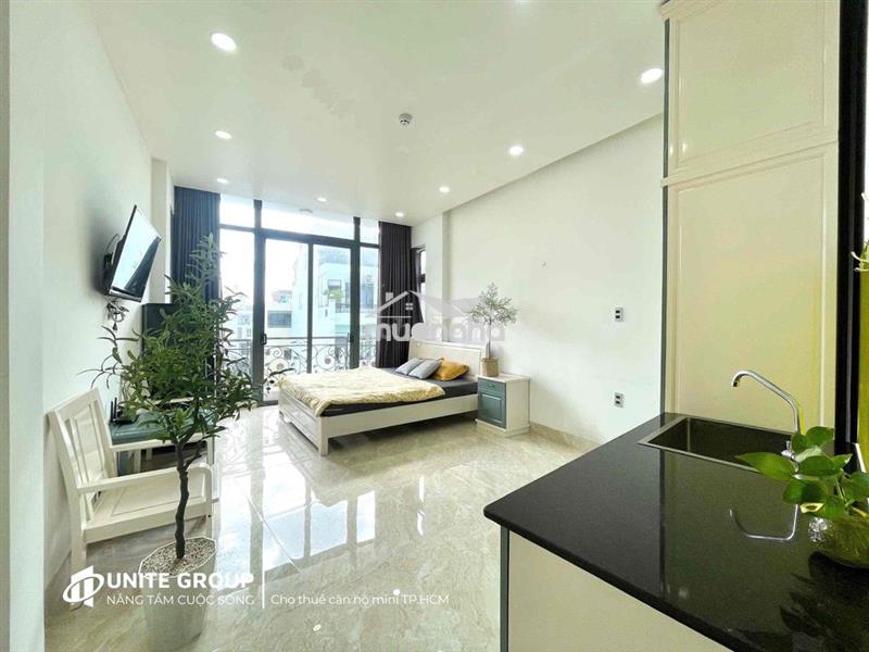 🏠Cho thuê căn hộ studio ban công - cửa sổ - thang máy hầm xe - full nt