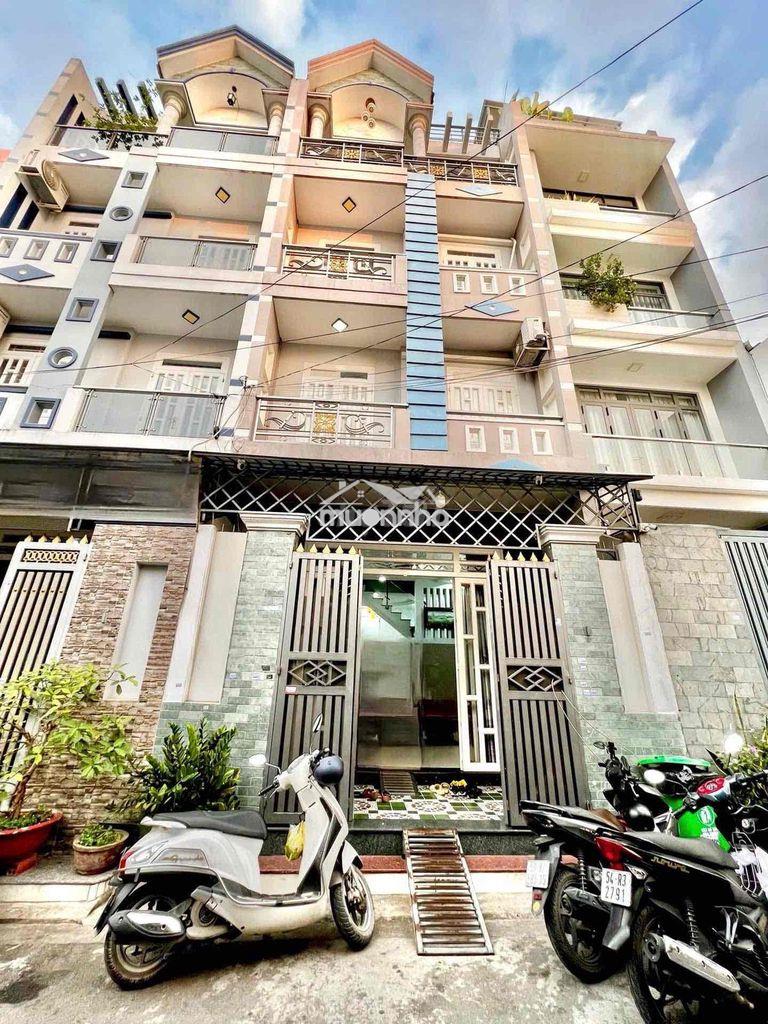Nhà thuê, 5x12 3 lầu 4pn, có nội thất, đường chiến lược - 2