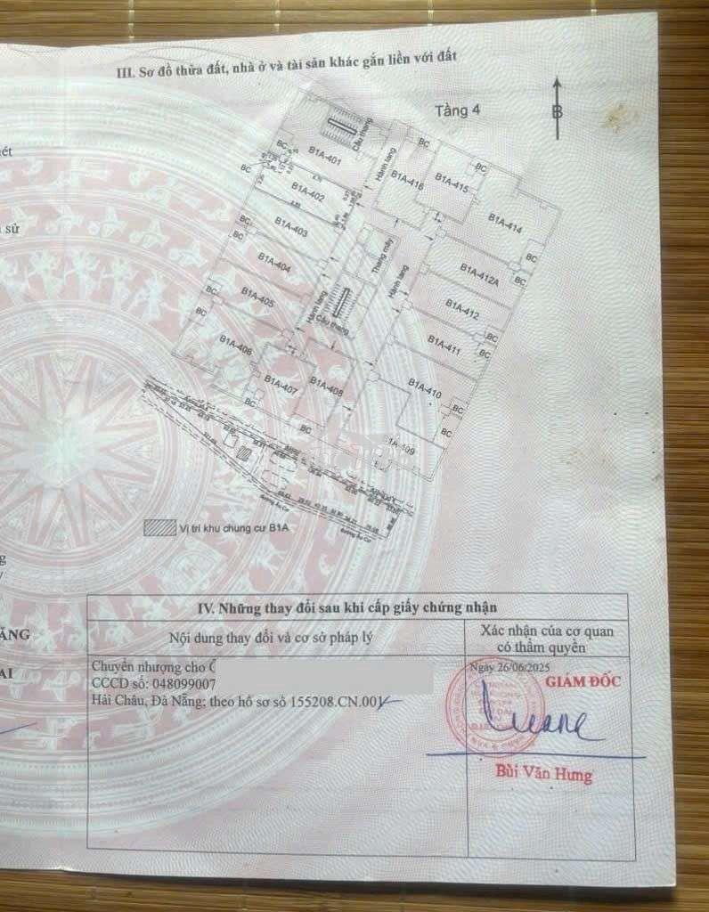 Bán gấp chung cư  b1a hoà khánh - 3