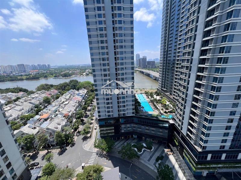Căn hộ riverside 46m2 lầu cao view sông sg, cầu thủ thiêm. giá cực tốt