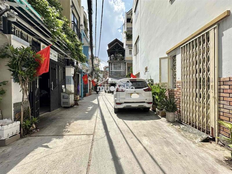 Hẻm ô tô 7 chỗ - nguyễn văn đậu bình thạnh - 2 tầng nở hậu - view công