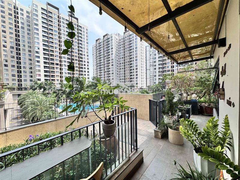 Cho thuê căn hộ sân vườn akari city -75m2-2pn có nội thất